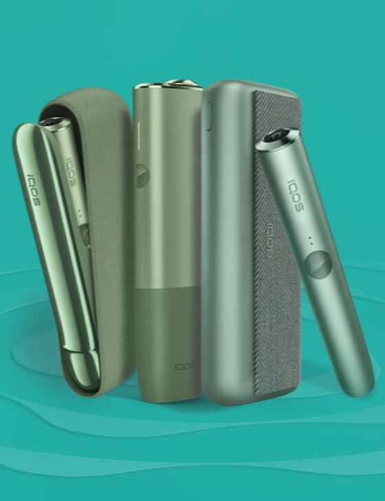 An IQOS ILUMA device, an IQOS ILUMA ONE, and an IQOS ILUMA PRIME device.