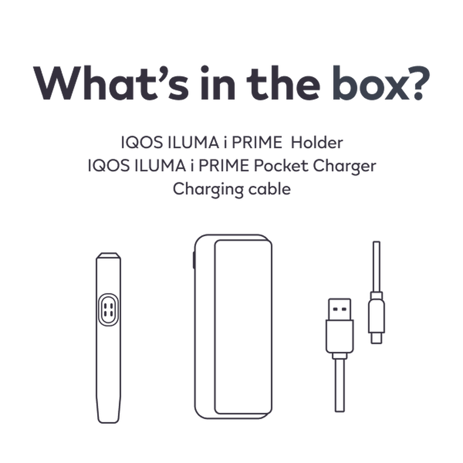 IQOS ILUMA i PRIME System Midnight Black, Midnight Black IQOS ILUMA i PRIME System Midnight Black, Midnight Black