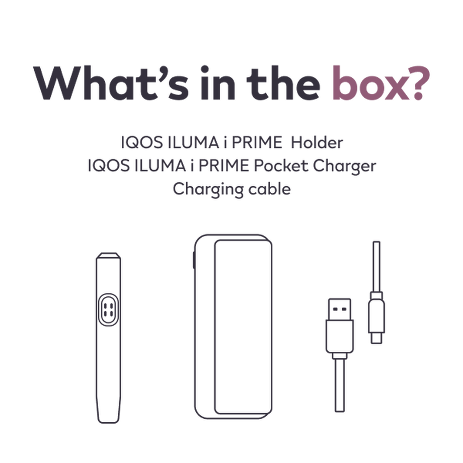 IQOS ILUMA i PRIME System Garnet Red, Garnet Red