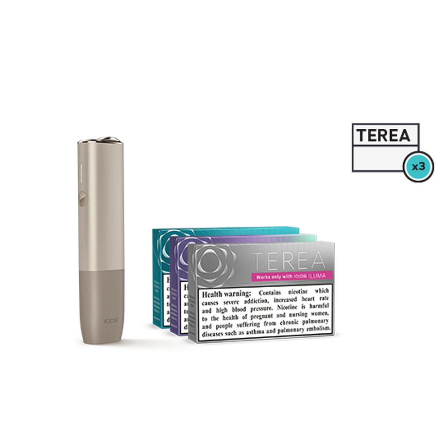 مجموعة IQOS ILUMA ONE و TEREA
